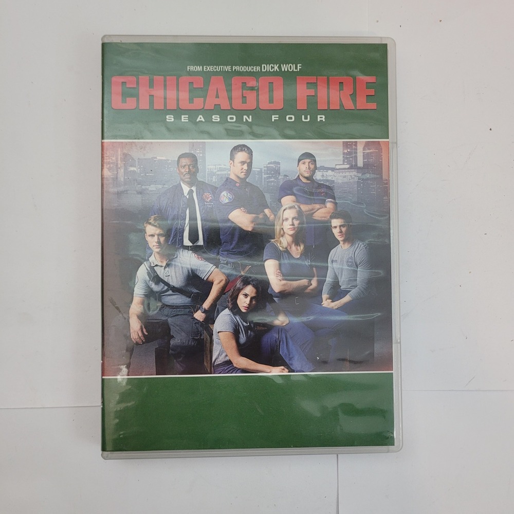 Universal Chicago Fire Season Four DVD Set 6-Disc Widescreen TV Drama